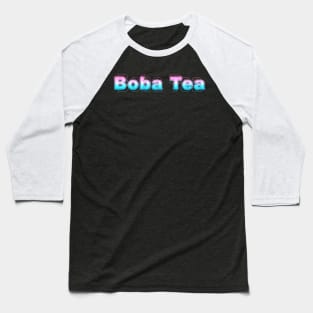 Boba Tea Baseball T-Shirt